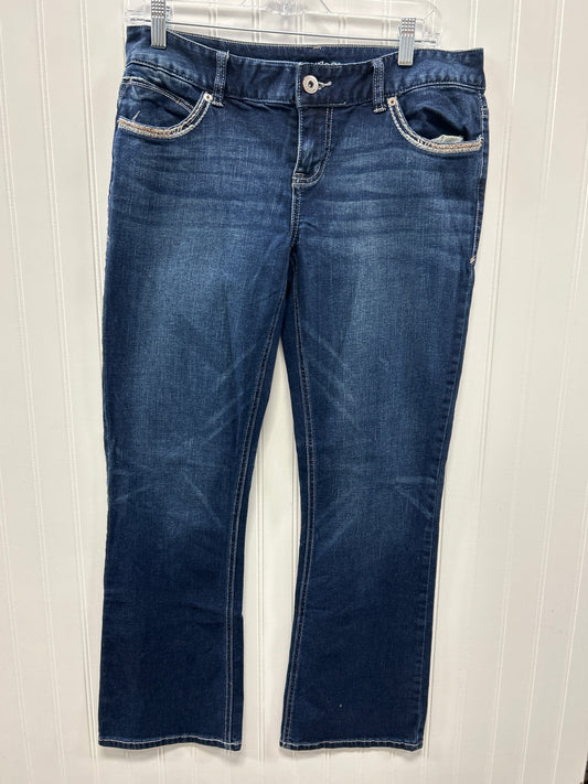 Jeans Flared By Maurices In Blue Denim, Size:10