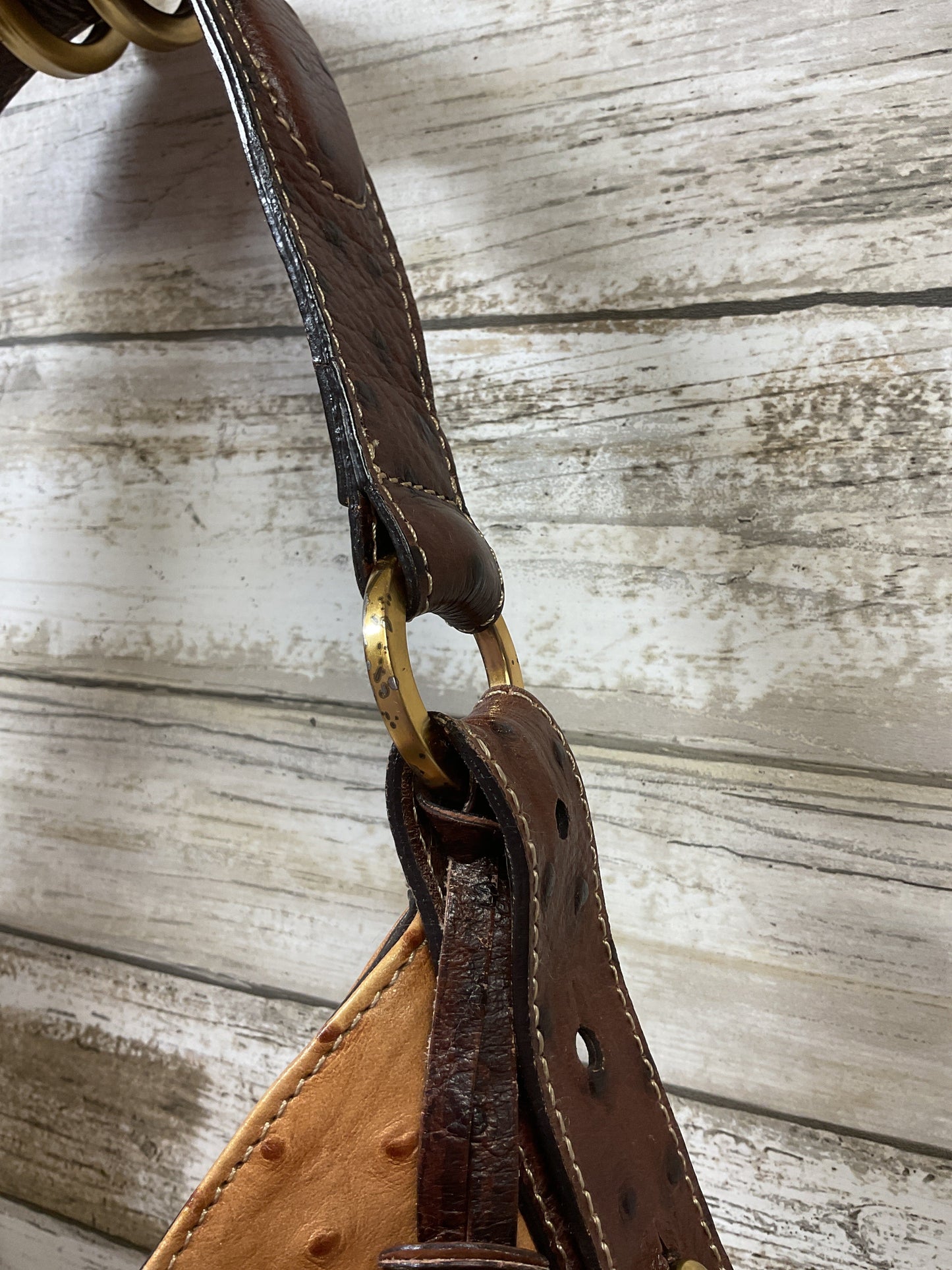 Handbag Designer By Brahmin In Brown, Size:Medium