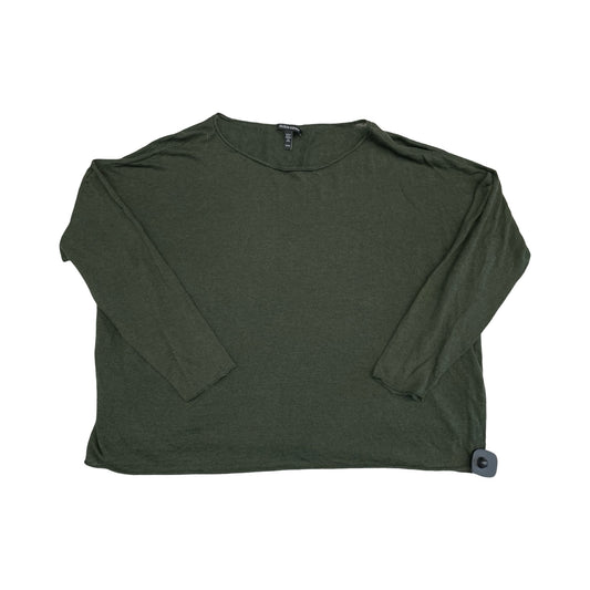 Top Ls Designer By Eileen Fisher In Green, Size:Xl