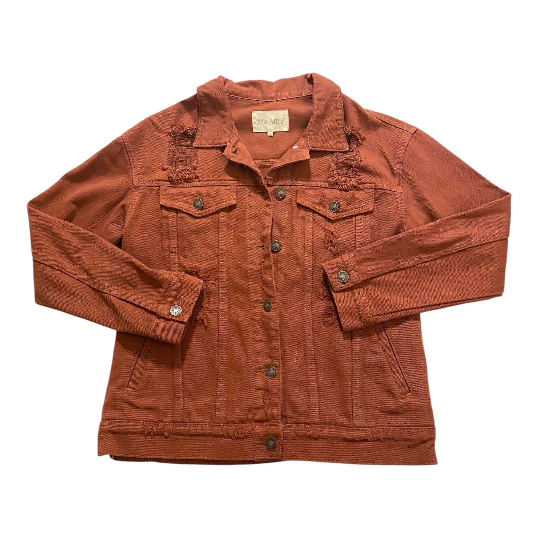 Jacket Denim By Cmc In Brown, Size:M