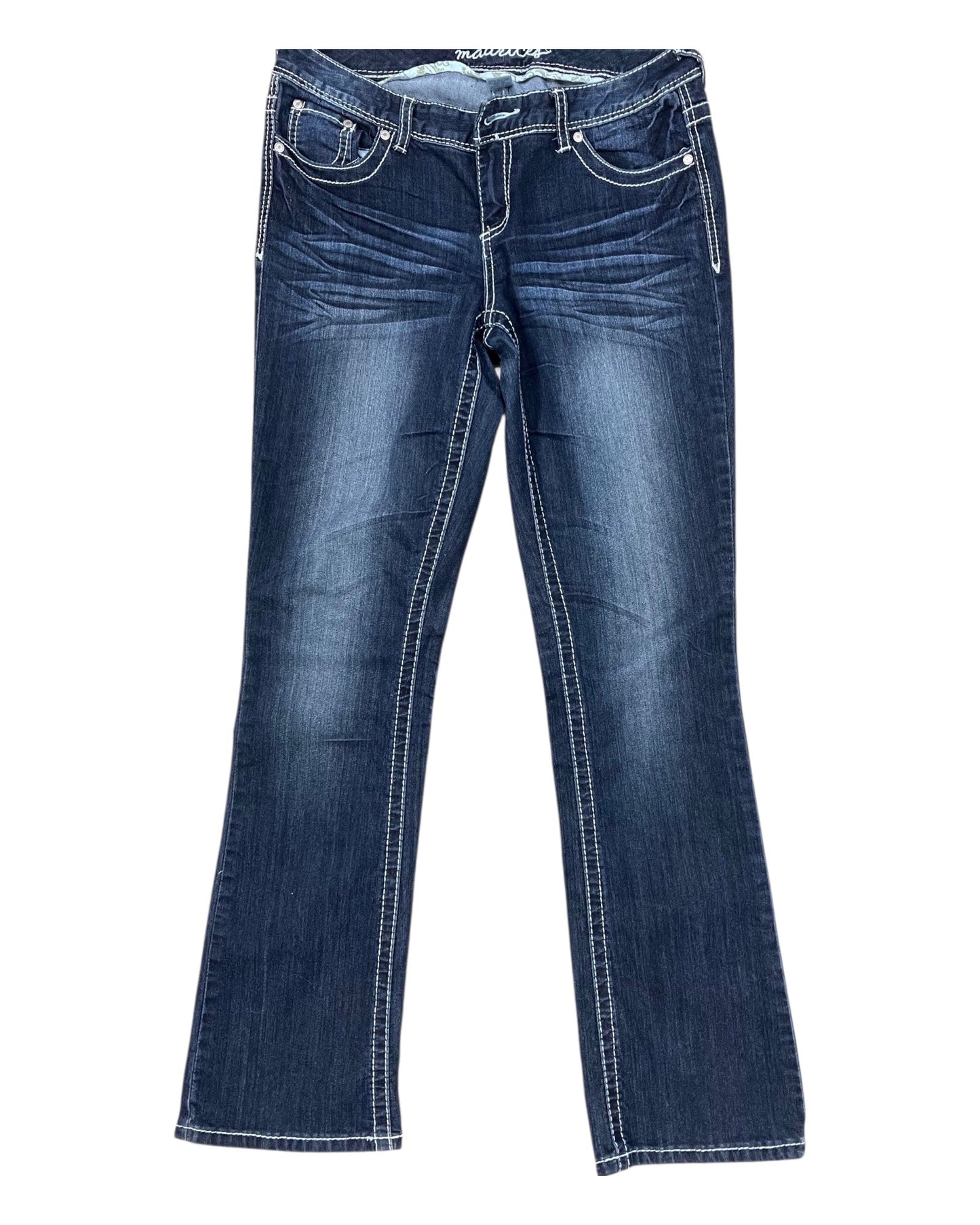 Jeans Straight By Maurices In Blue Denim, Size:8
