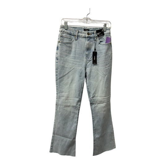 Jeans Flared By Express In Blue Denim, Size:10