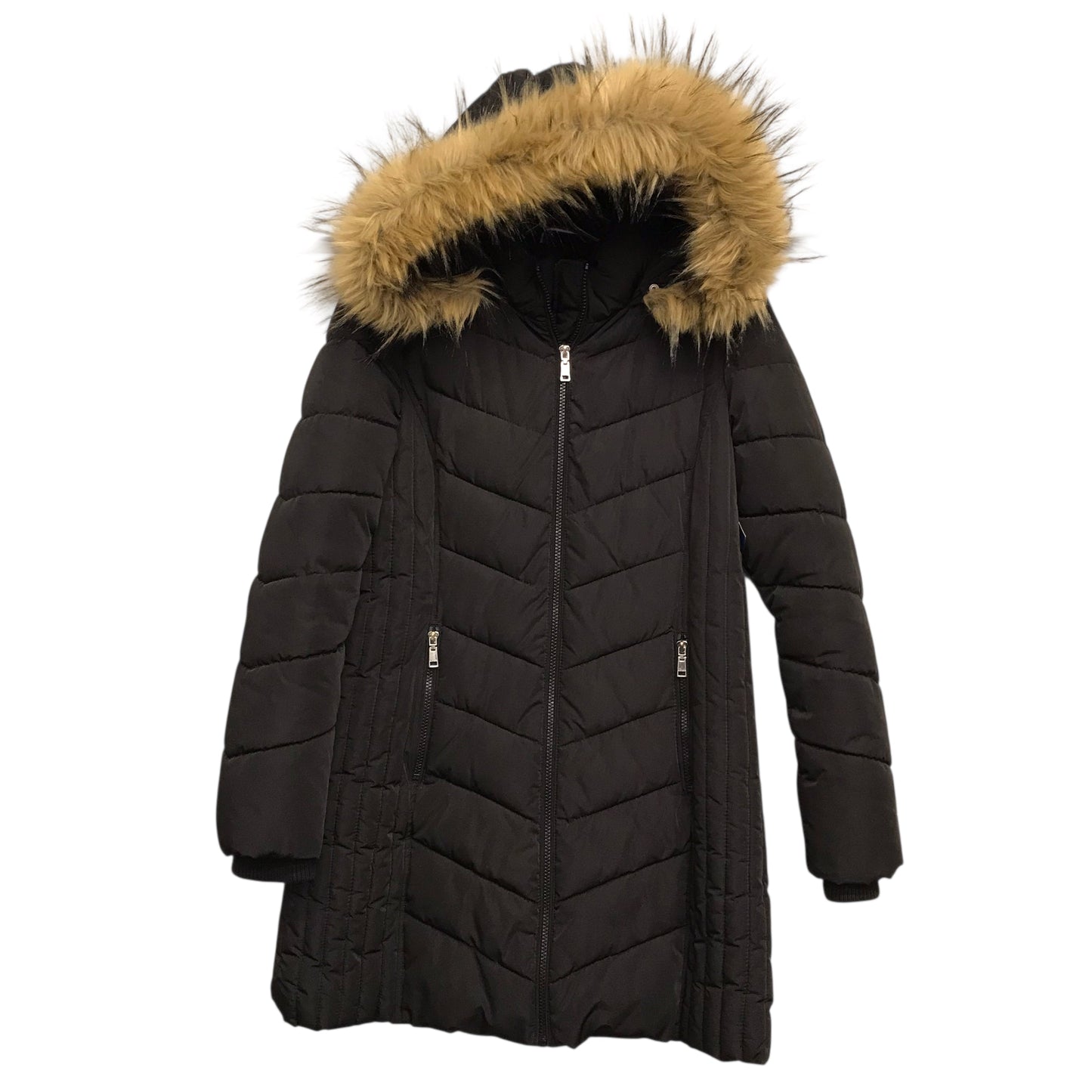 Coat Puffer & Quilted By Tommy Hilfiger In Black, Size:Mp
