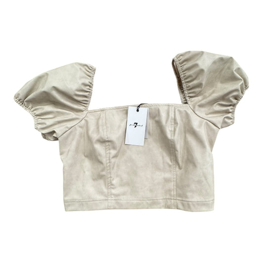 Top Ss By 7 For All Mankind In Tan, Size:M