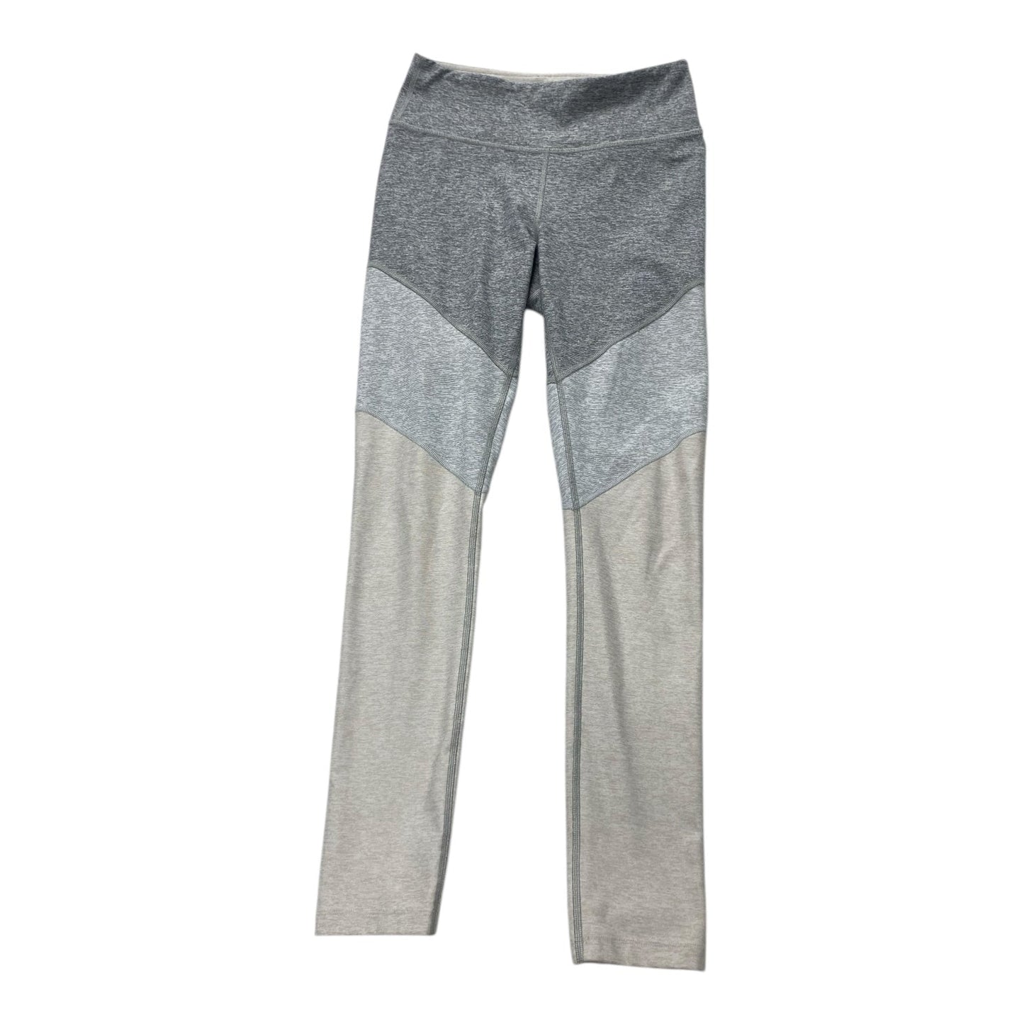 Athletic Leggings By Outdoor Voices In Grey & Tan, Size:S