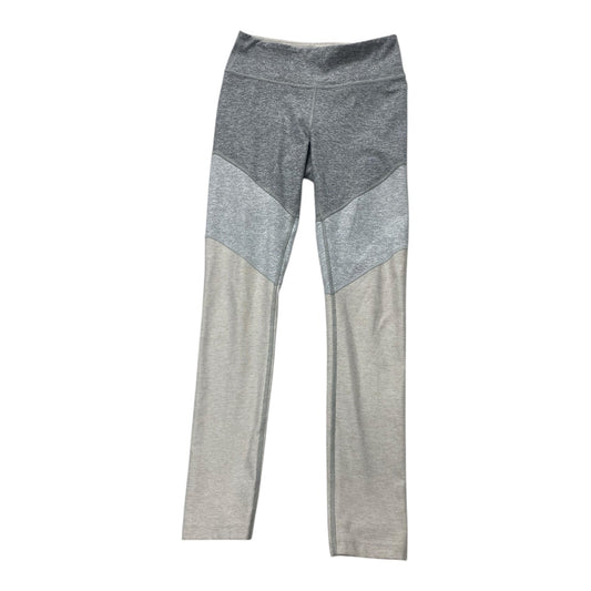 Athletic Leggings By Outdoor Voices In Grey & Tan, Size:S