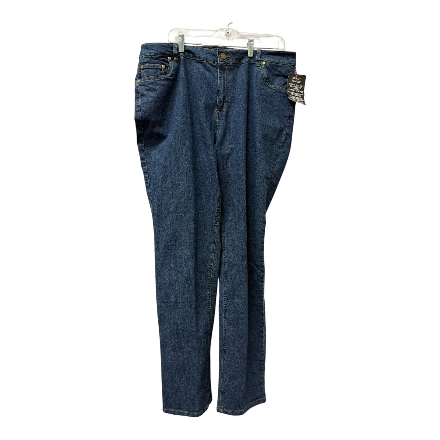 Jeans Straight By Woman Within In Blue, Size:18