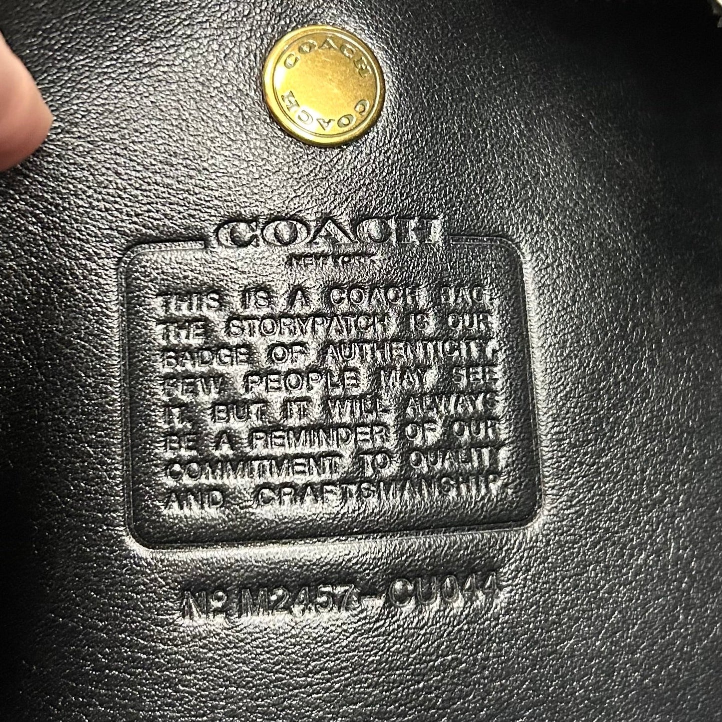 Tote Designer By Coach, Size: Large