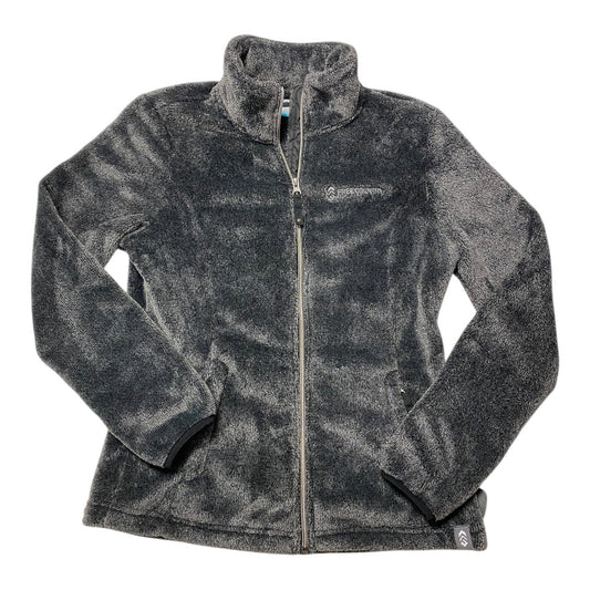 Athletic Jacket By Free Country In Grey, Size:S