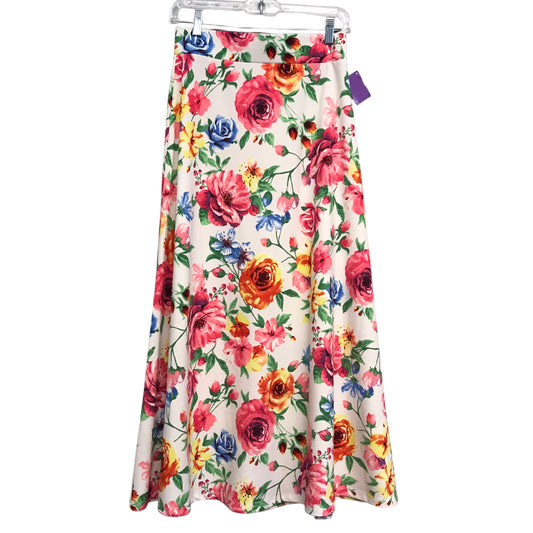 Skirt Maxi By Messini In Floral Print, Size:6