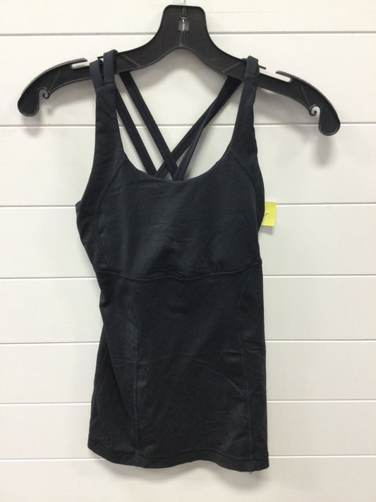 Athletic Tank Top By Lululemon In Black, Size:8