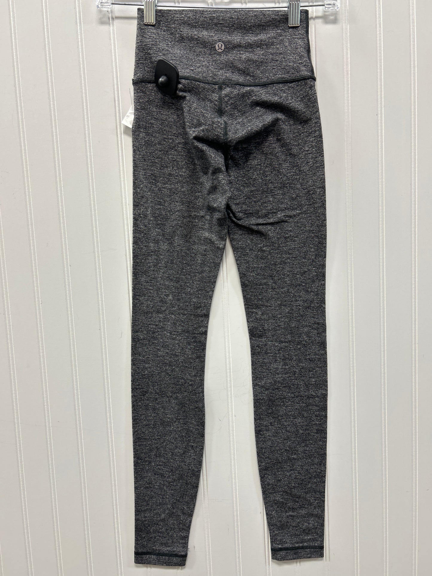 Athletic Leggings By Lululemon In Grey, Size:2