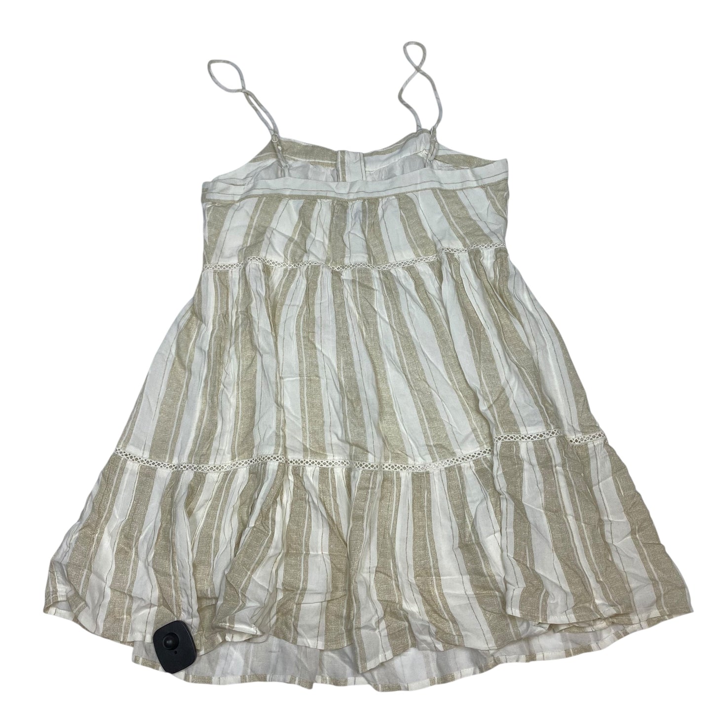 Dress Casual Short By Urban Outfitters In Cream & Tan, Size:S