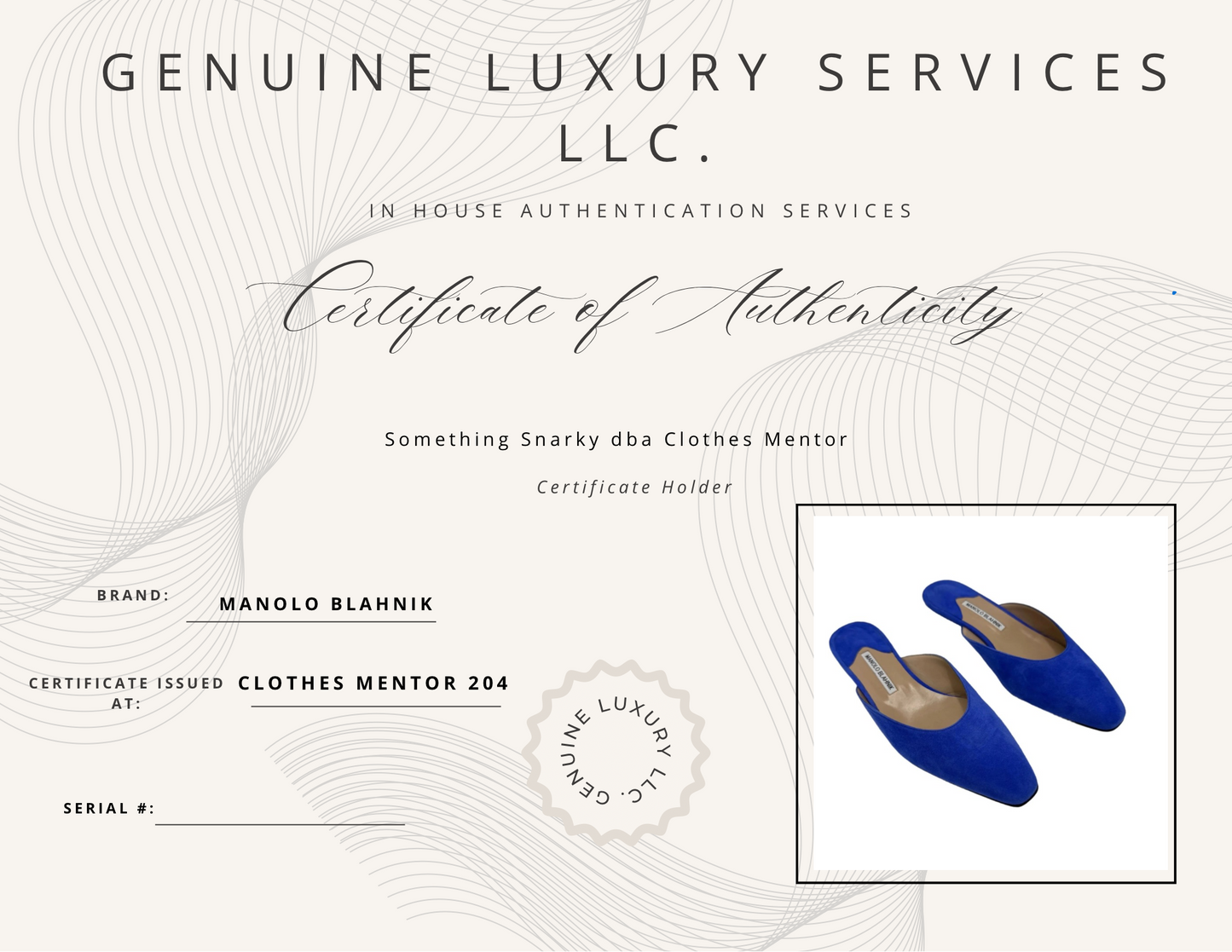 New!  Manolo Blanik Luxury Designer Shoes, Size: 10 (40)