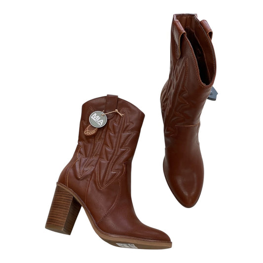 Boots Western By Mia In Brown, Size:8