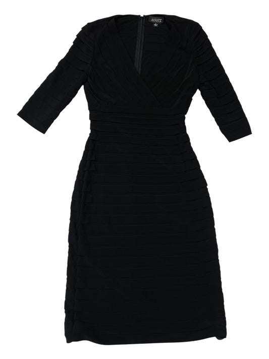 Dress Party Midi By Adrianna Papell In Black, Size:2