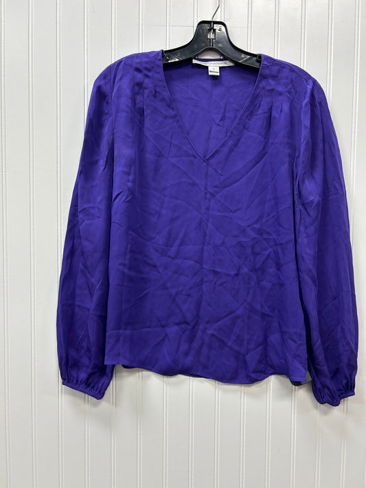 Top Ls Designer By Diane Von Furstenberg In Purple, Size:0