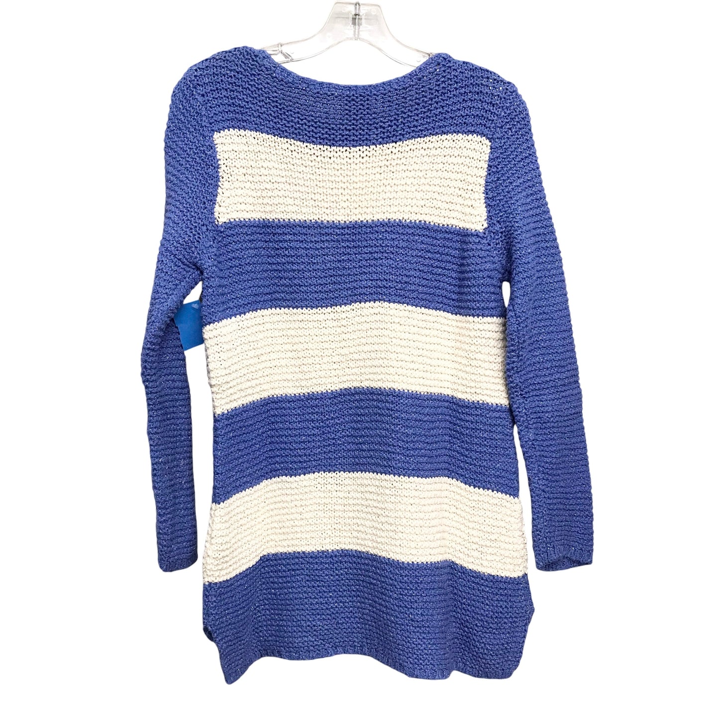 Sweater By Chicos In Striped Pattern, Size:M
