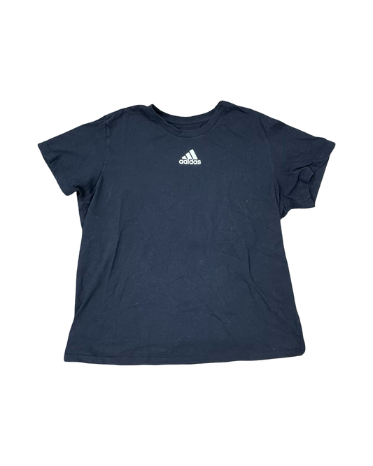 Top Ss By Adidas In Black, Size:Xl