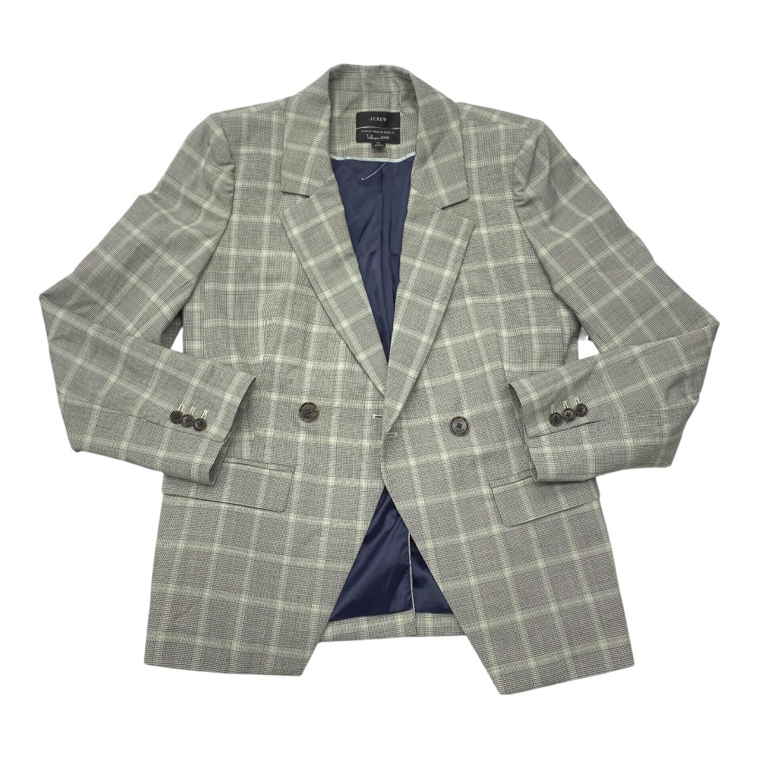 Blazer By J. Crew In Plaid Pattern, Size:10