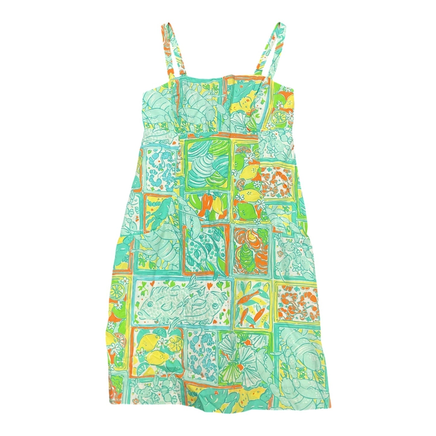 Dress Designer By Lilly Pulitzer In Blue & Green, Size:2