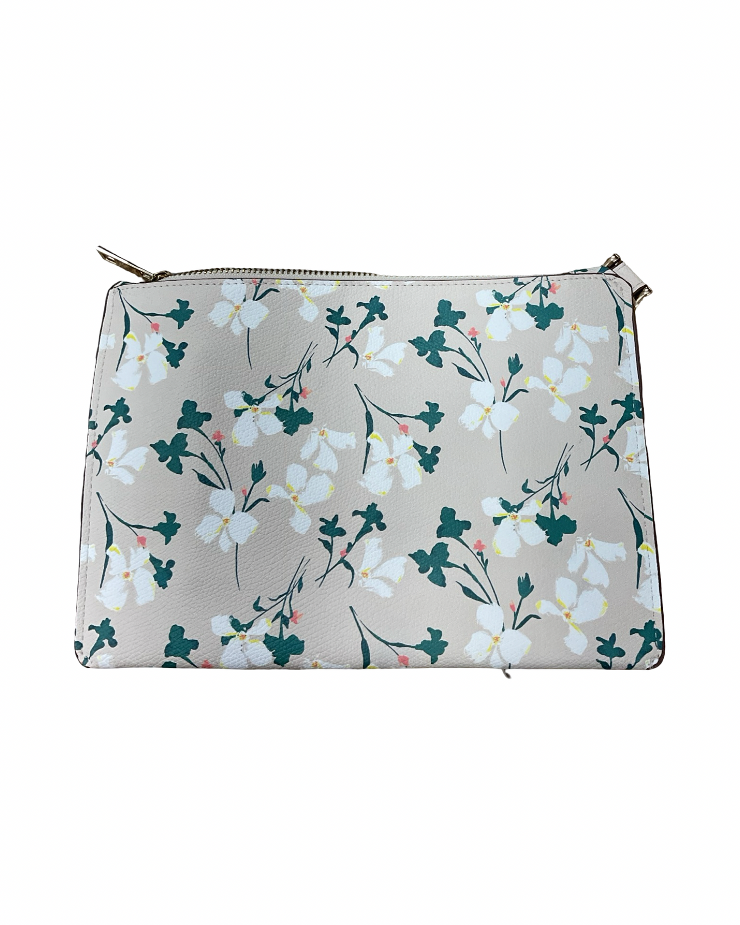 Wristlet By A New Day In Cream & Green, Size:Medium