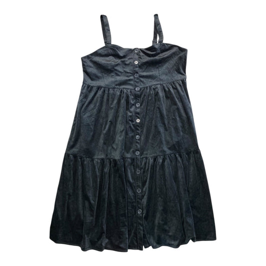 Dress Casual Midi By Polagram In Black, Size:3X