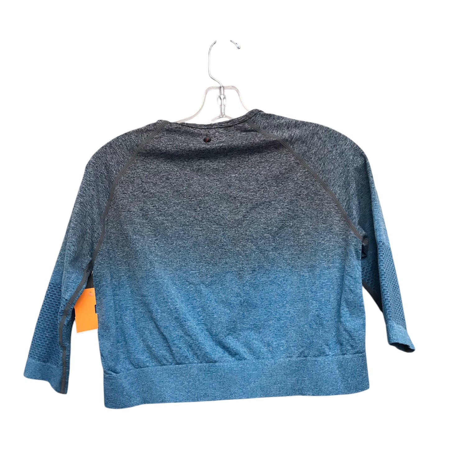 Athletic Top Ls Crewneck By Cme In Blue, Size:M