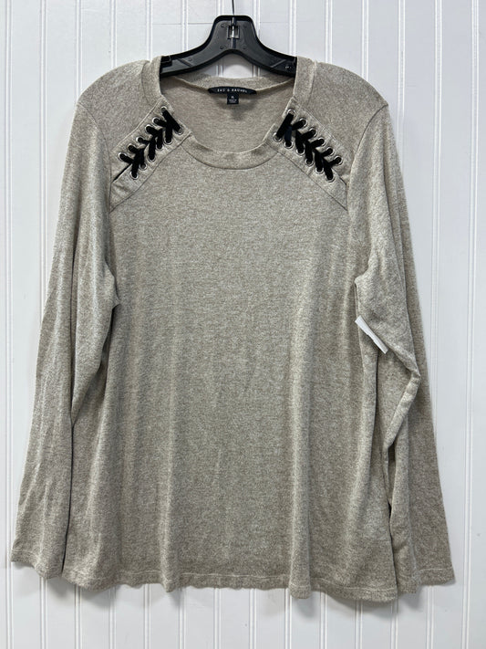 Sweater By Zac And Rachel In Grey, Size:Xl