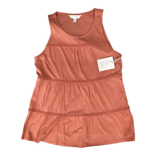 Top Sleeveless By Lc Lauren Conrad In Peach, Size:S