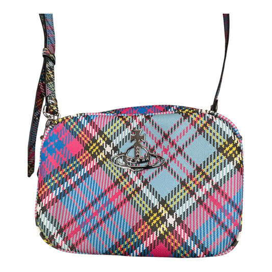 Handbag Designer By Vivienne Westwood In Plaid Pattern, Size:Small