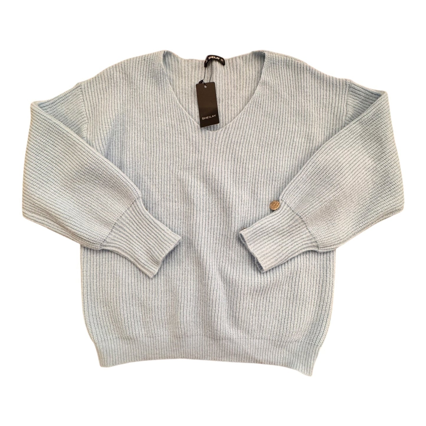 Sweater By Sheilay In Blue, Size:M