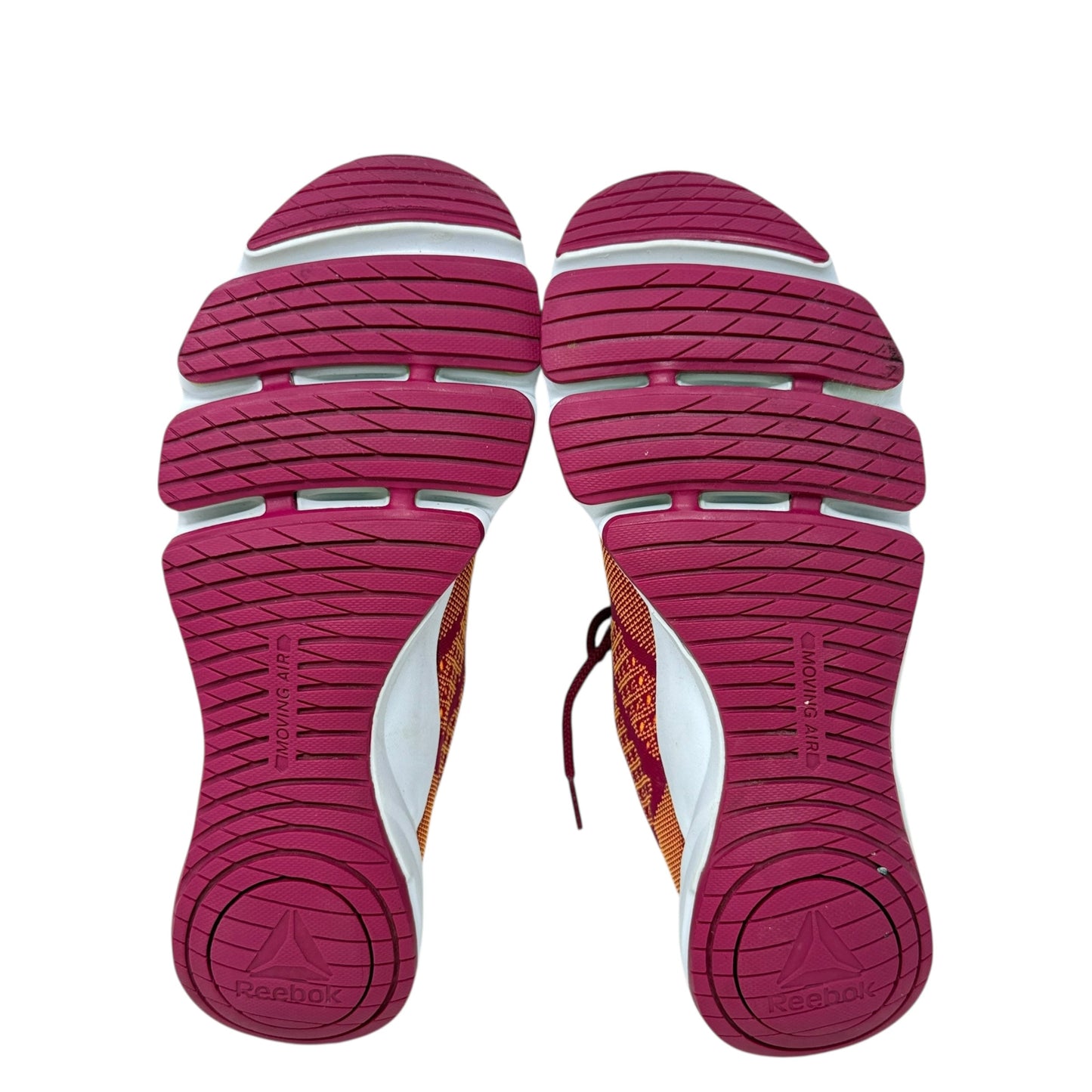 Cloudride LS DMX Walking Shoes By Reebok In Orange & Pink, Size: 9.5