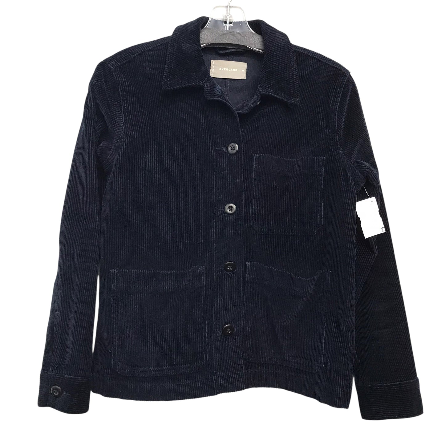 Jacket Shirt By Everlane In Navy, Size:Xs