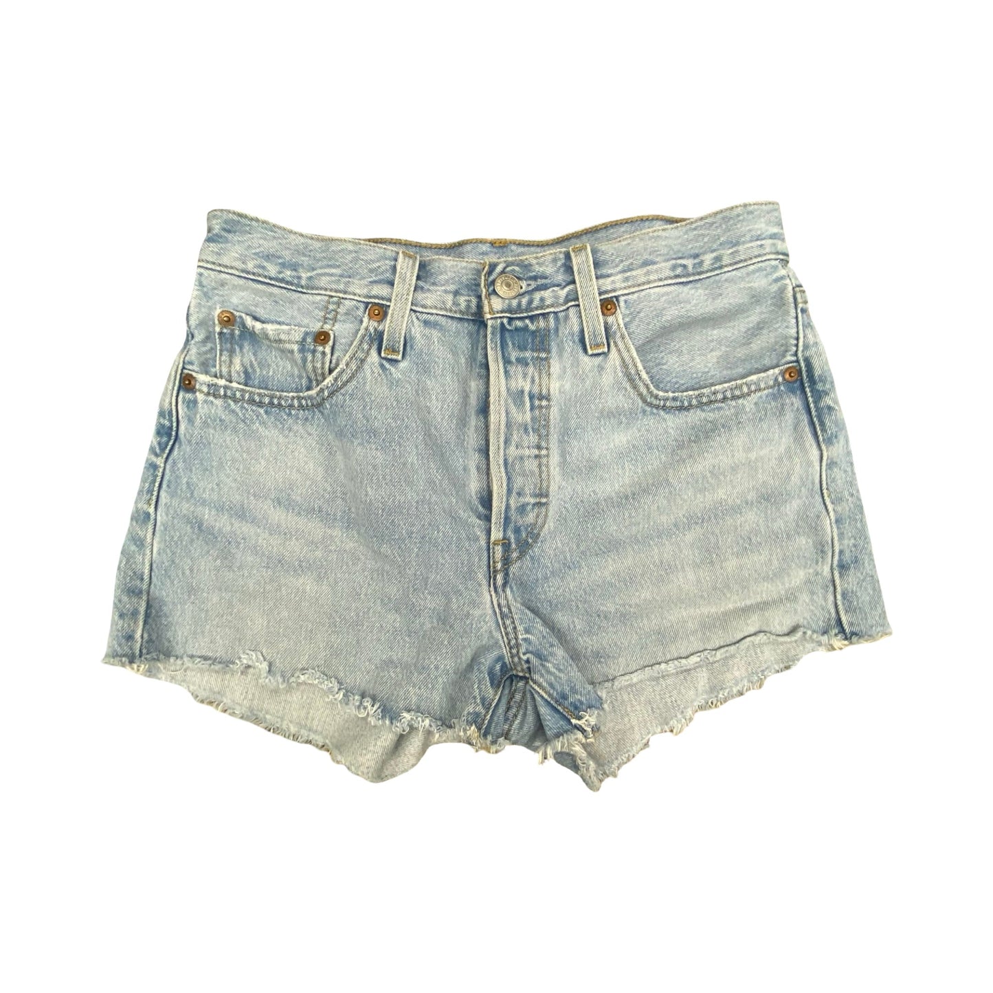 Shorts By Levis In Blue Denim, Size:4