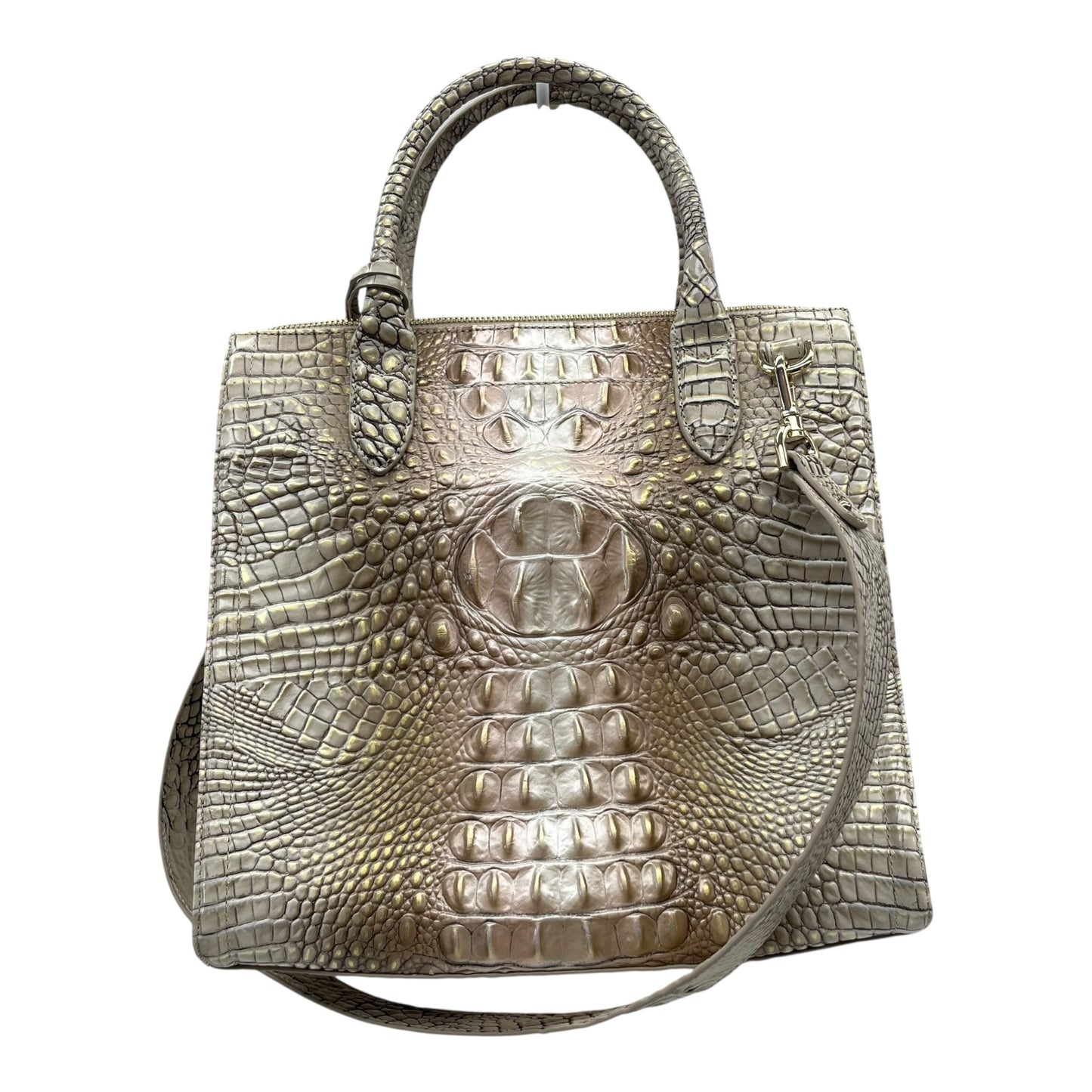 Handbag Designer By Brahmin In Tan, Size:Medium