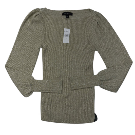 Sweater By Ann Taylor In Gold, Size:Xs