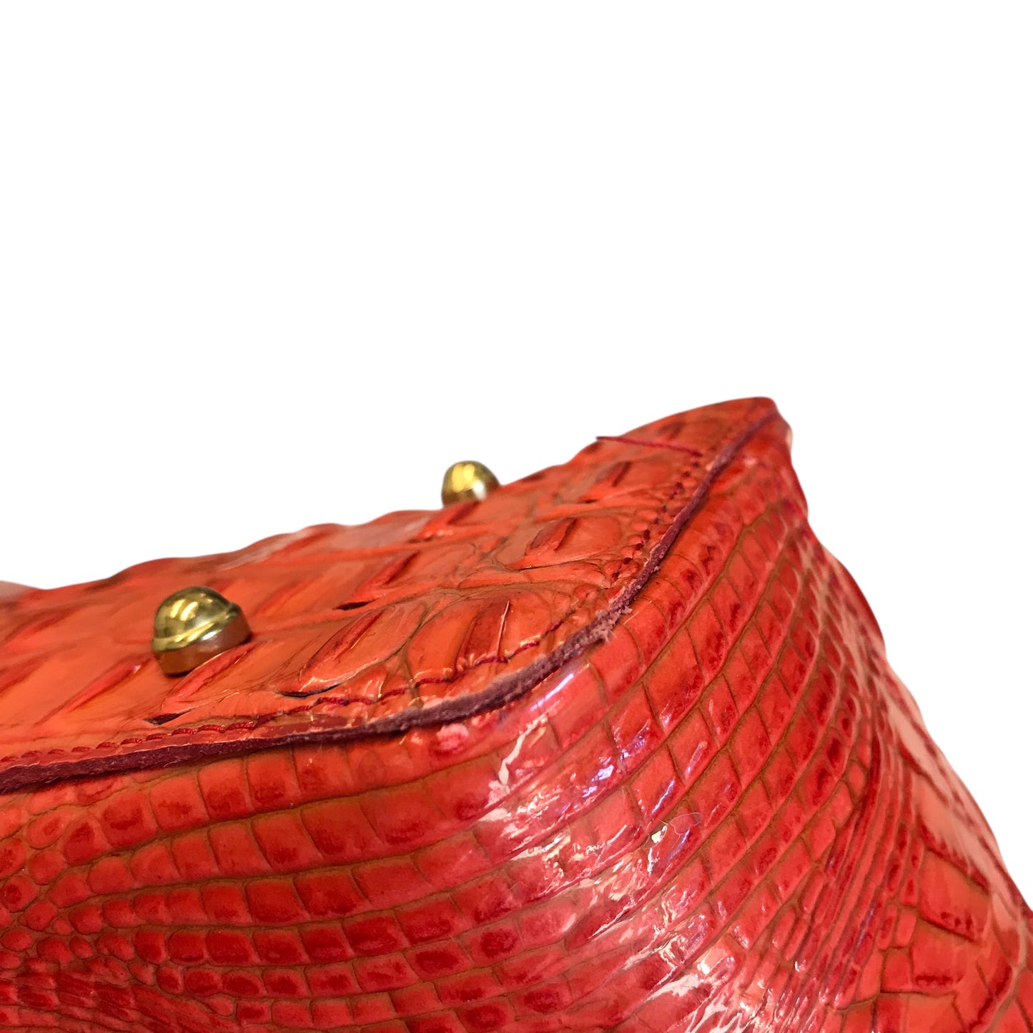 Handbag Designer By Brahmin In Orange, Size:Medium