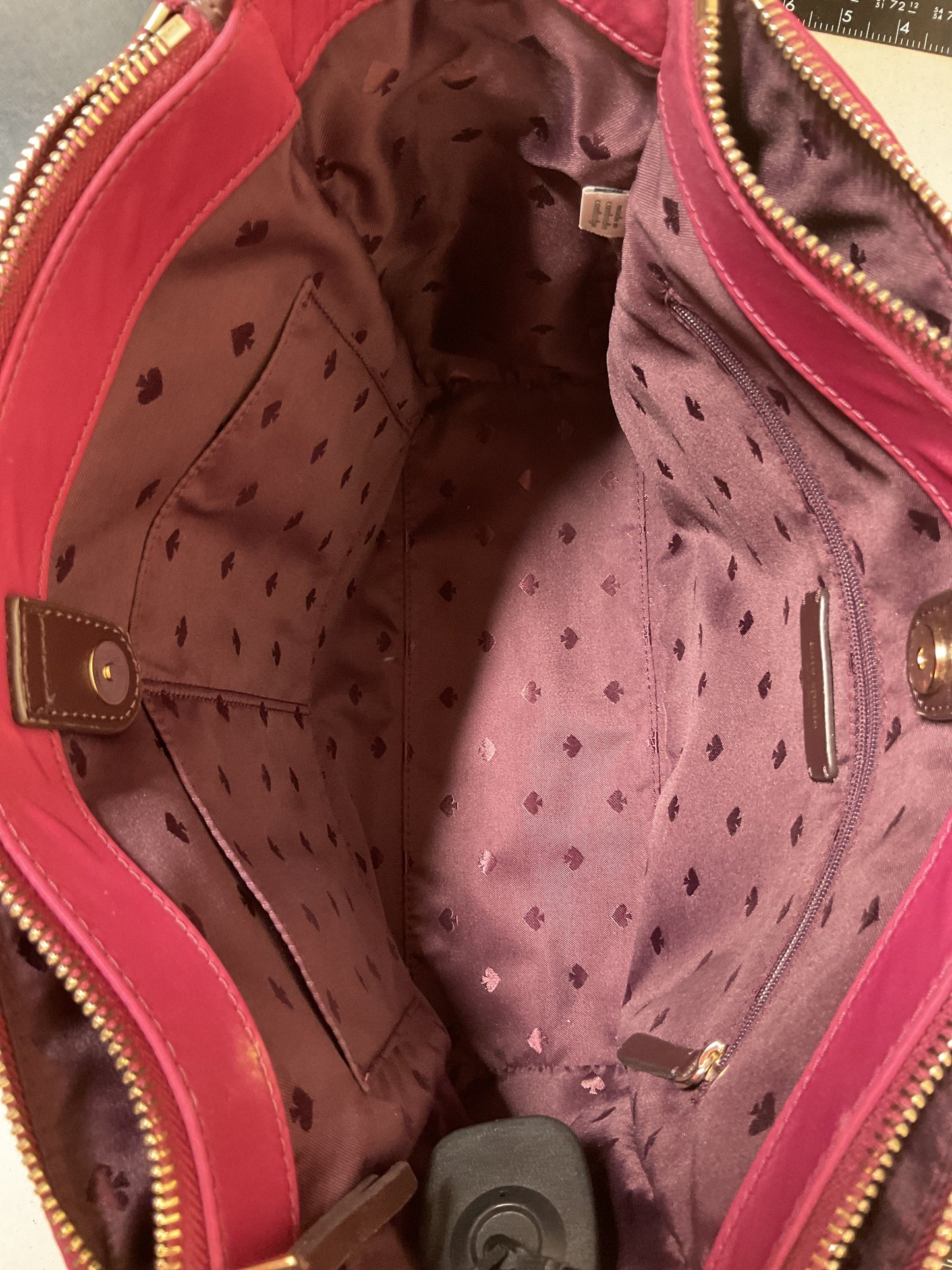 Handbag Designer By Kate Spade In Purple, Size:Medium