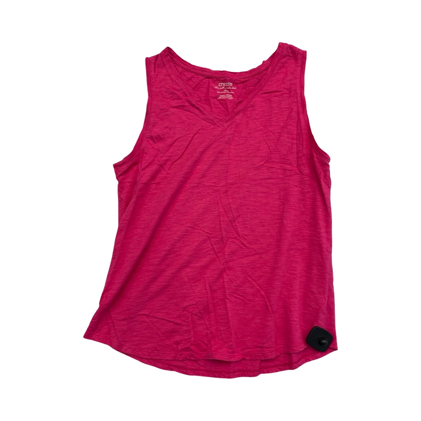 Top Sleeveless Basic By Chicos In Pink, Size:L