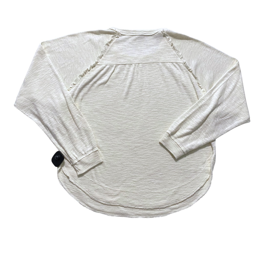 Top Ls By Pilcro In Cream, Size:S
