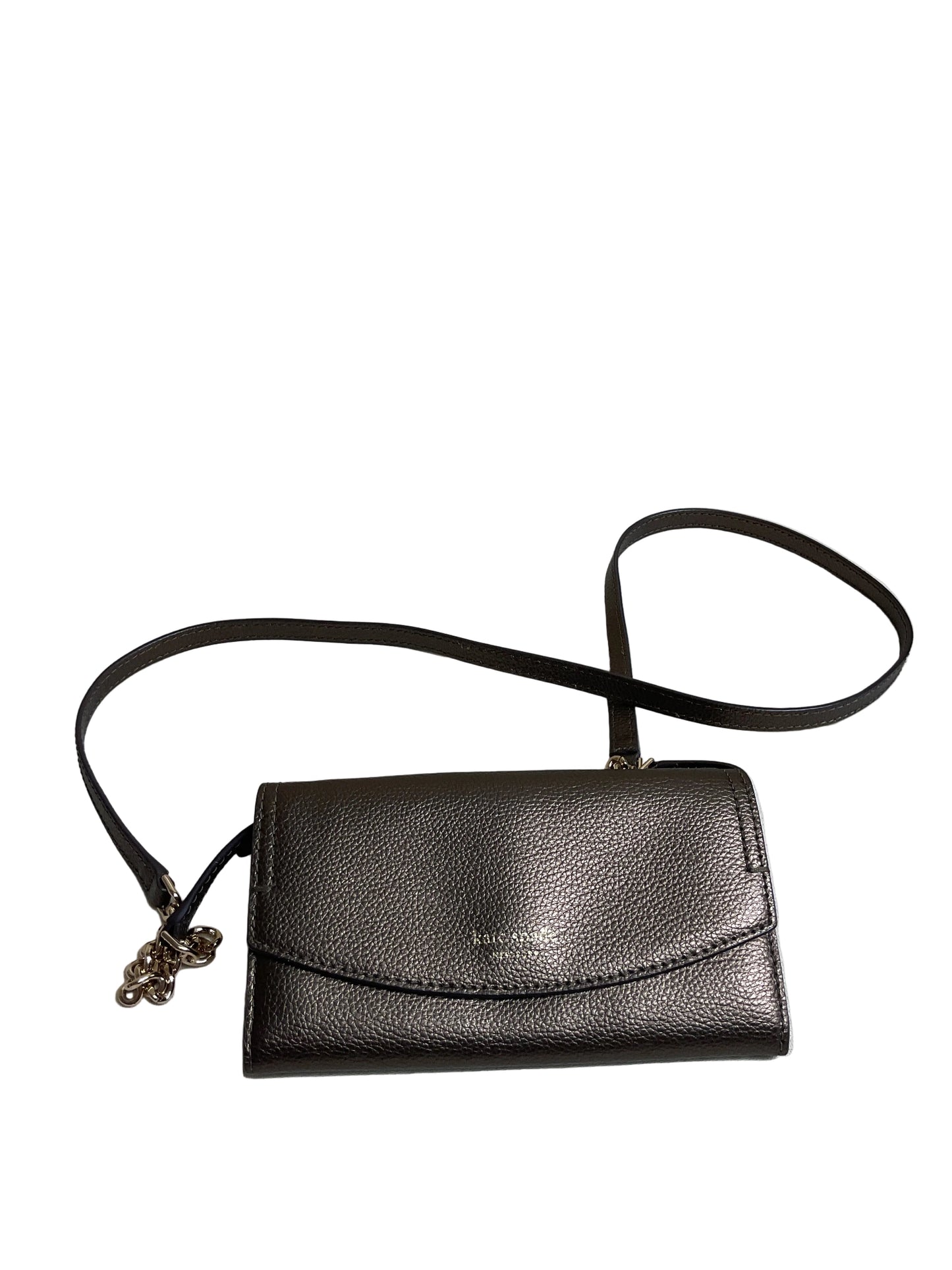 Crossbody Designer By Kate Spade In Bronze, Size:Small