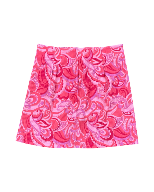 Skirt Mini & Short By Emily Wonder In Orange & Pink, Size:L