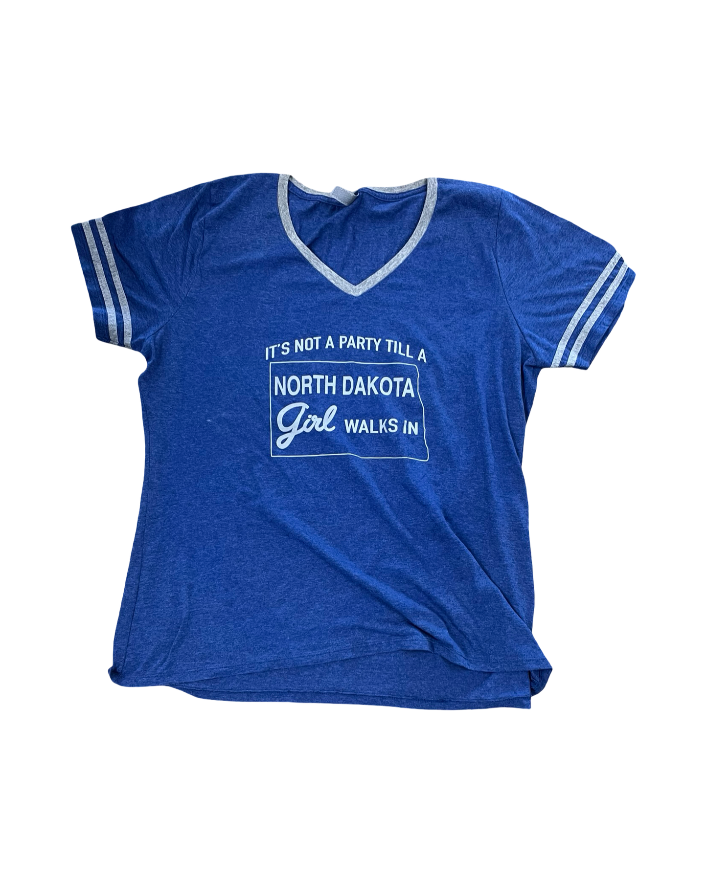 Top Ss By Jerzees In Blue, Size:2X