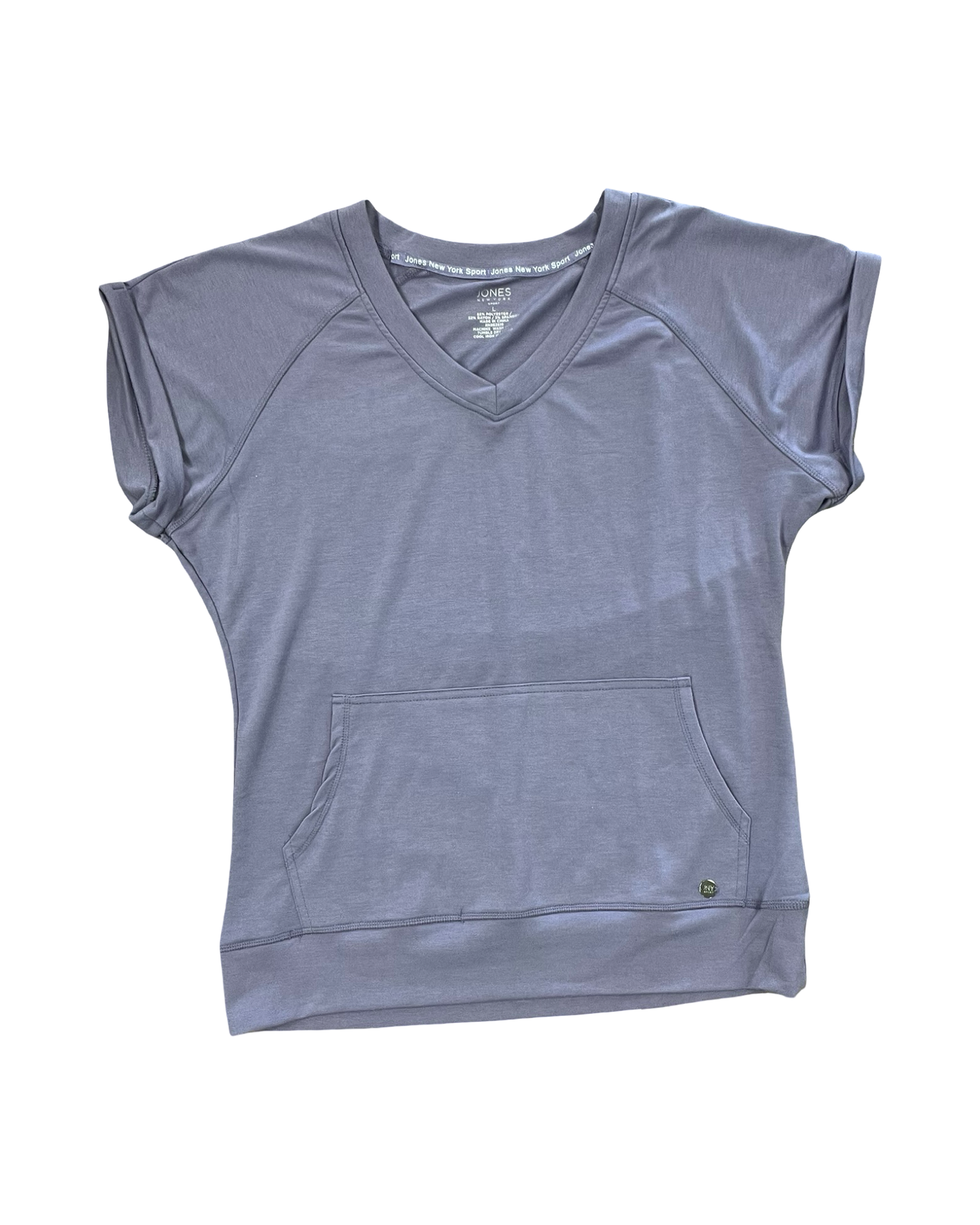Top Ss By Jones New York In Purple, Size:L
