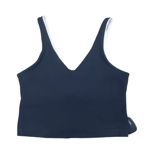 Athletic Tank Top By Athleta In Black & Cream, Size:S