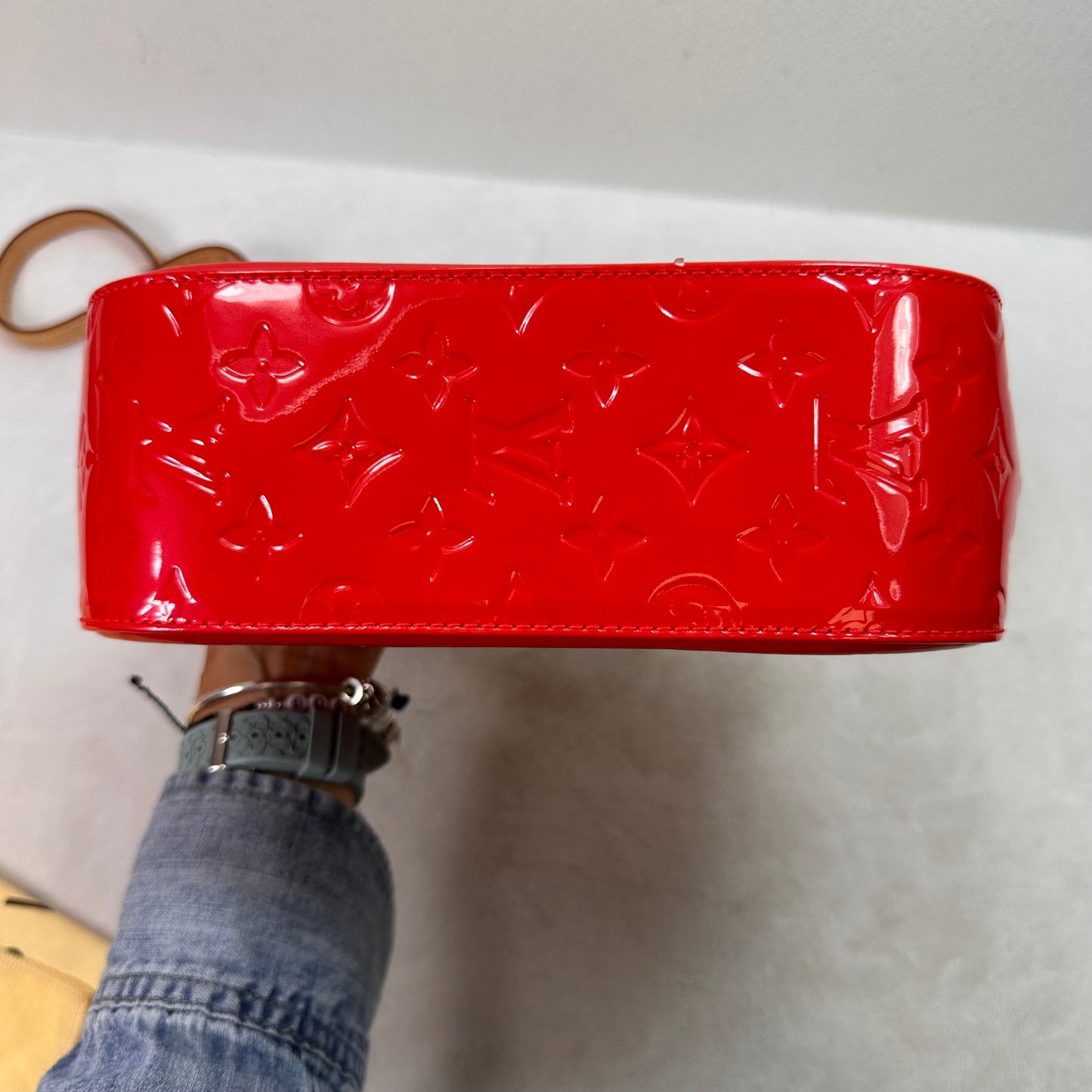 Patent leather Bellflower GM bag Luxury Designer By Louis Vuitton, Size: Small