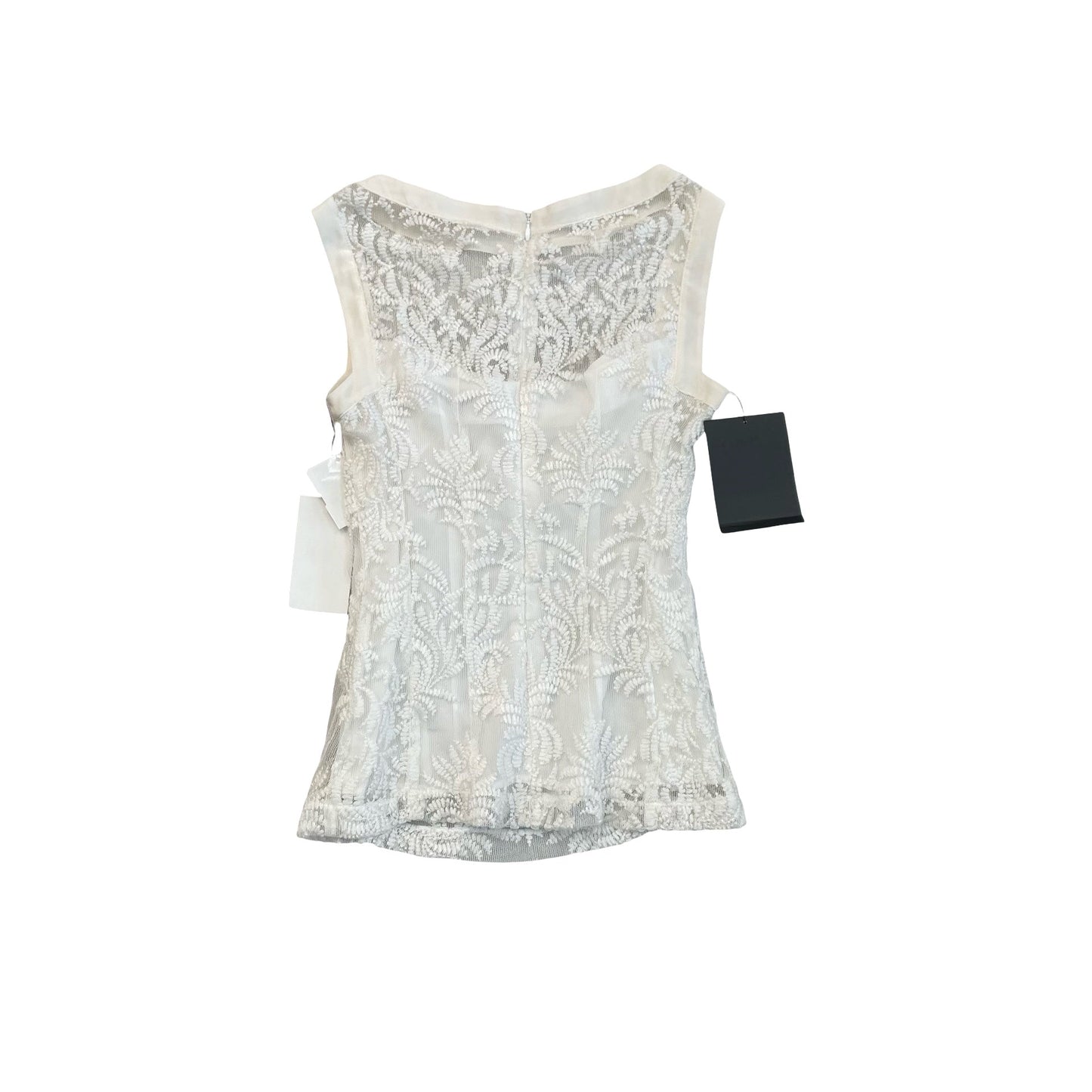 Top Sleeveless By Nanette Lepore In White, Size:0