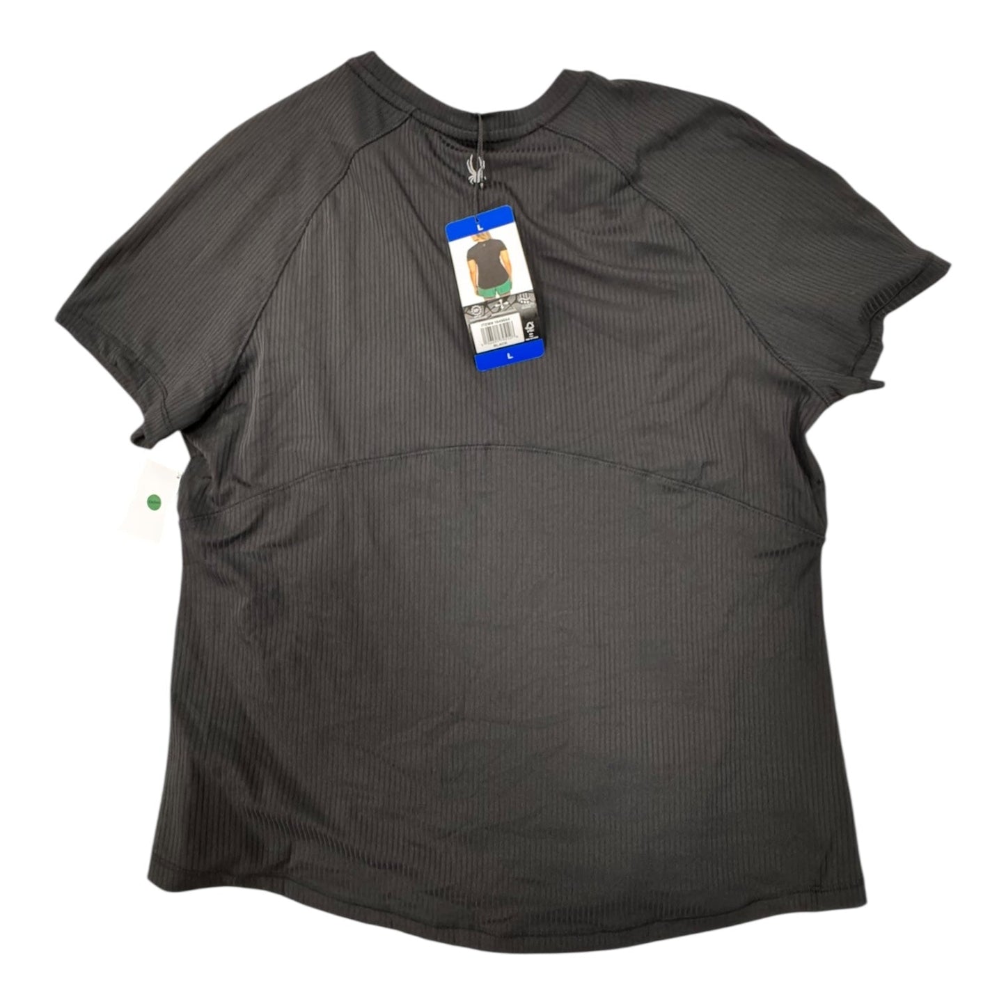 Athletic Top Ss By Spyder In Black, Size:L
