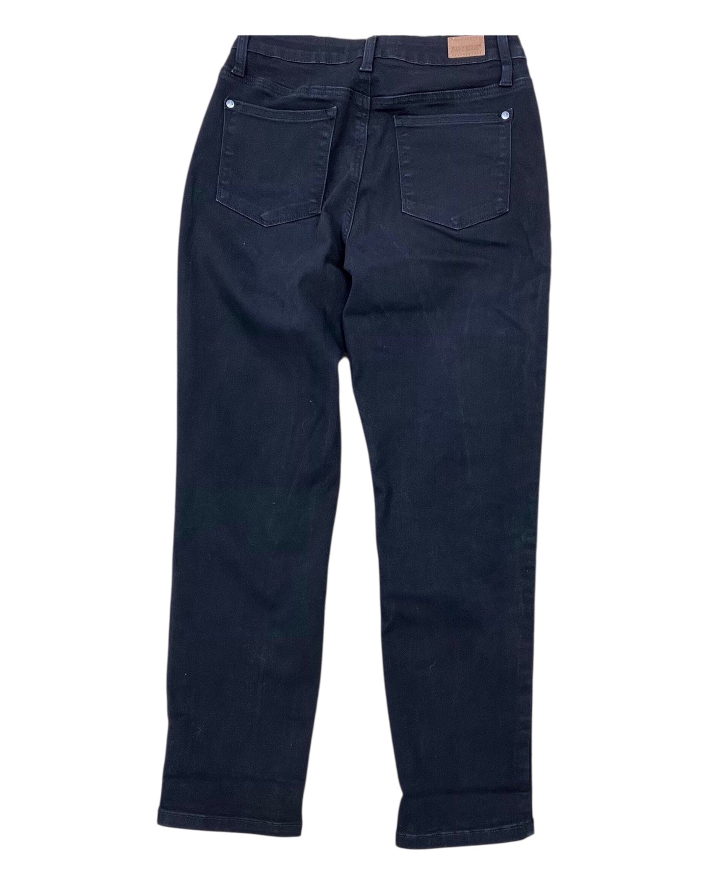 Jeans Boyfriend By Judy Blue In Black Denim, Size:4